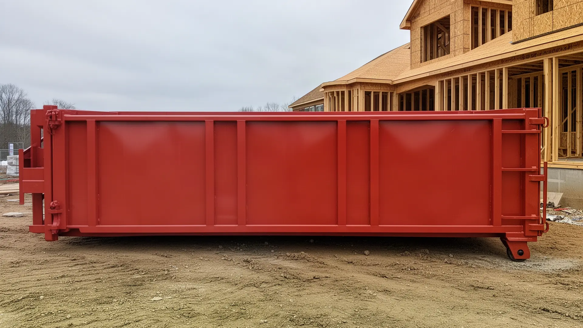 Roll-off dumpster from Lanier's Brookfield Dumpster Rental in Brookfield, WI